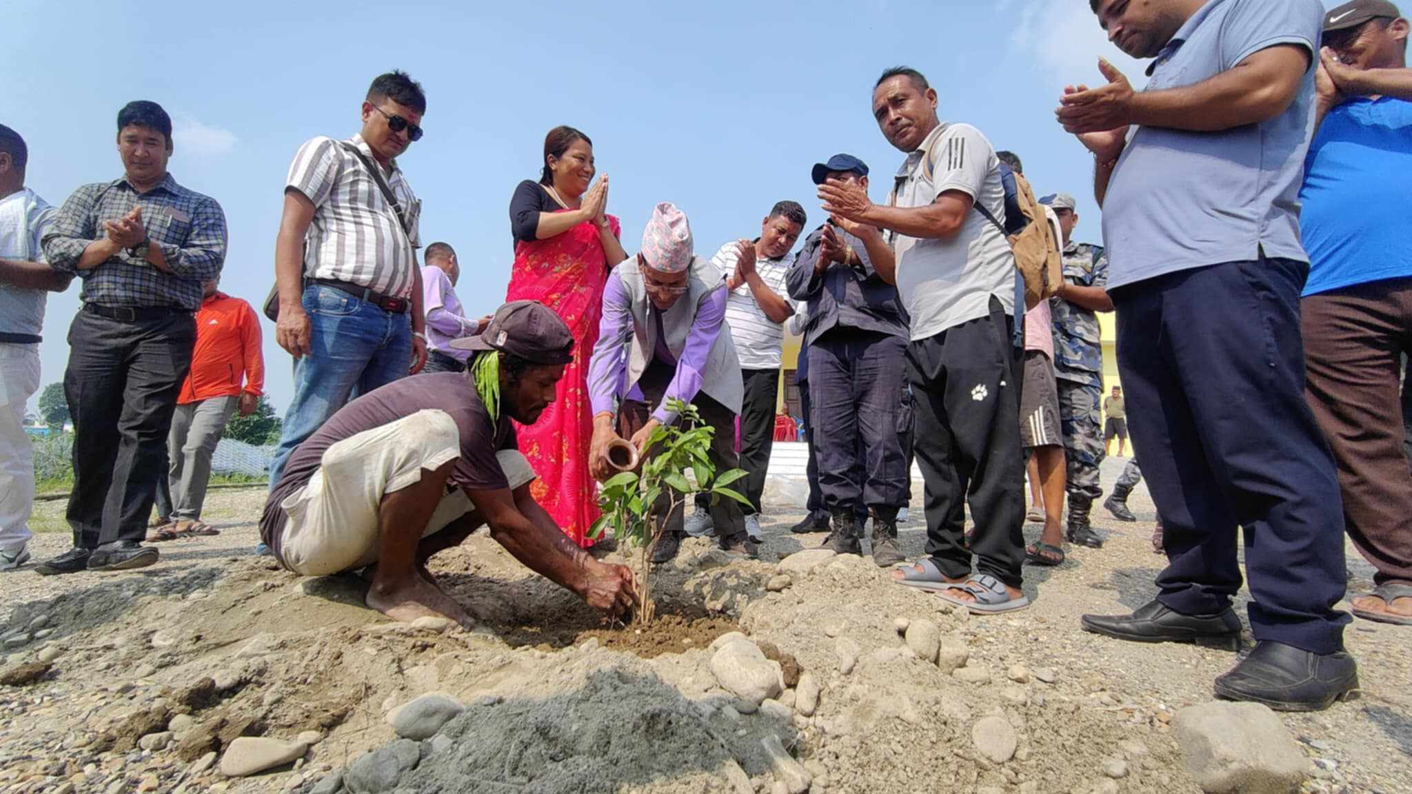 निजगढ नगरपालिका वडा नम्बर १० वडा कार्यालयको उद्धाटन